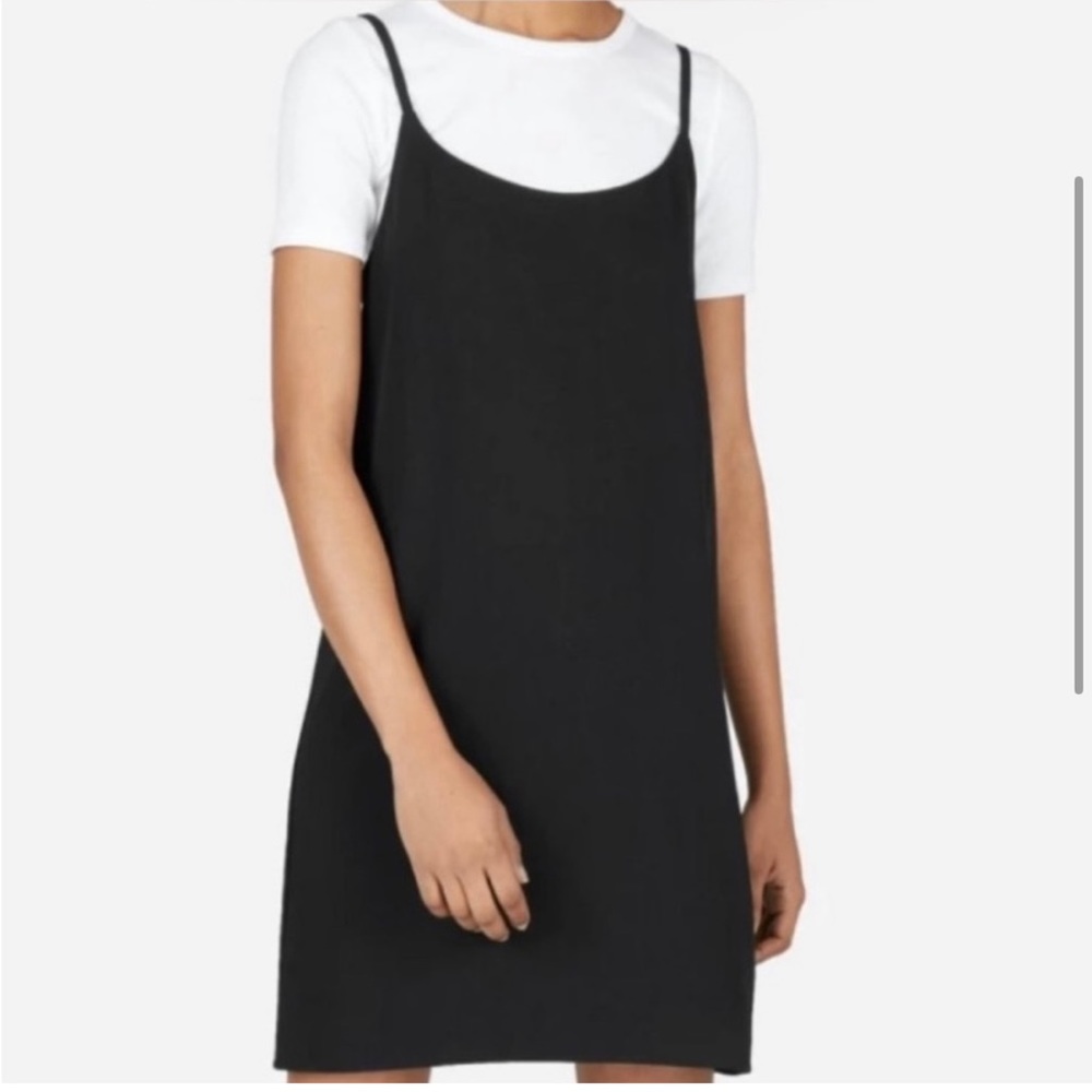 Everlane Goweave Slip Dress Black 00